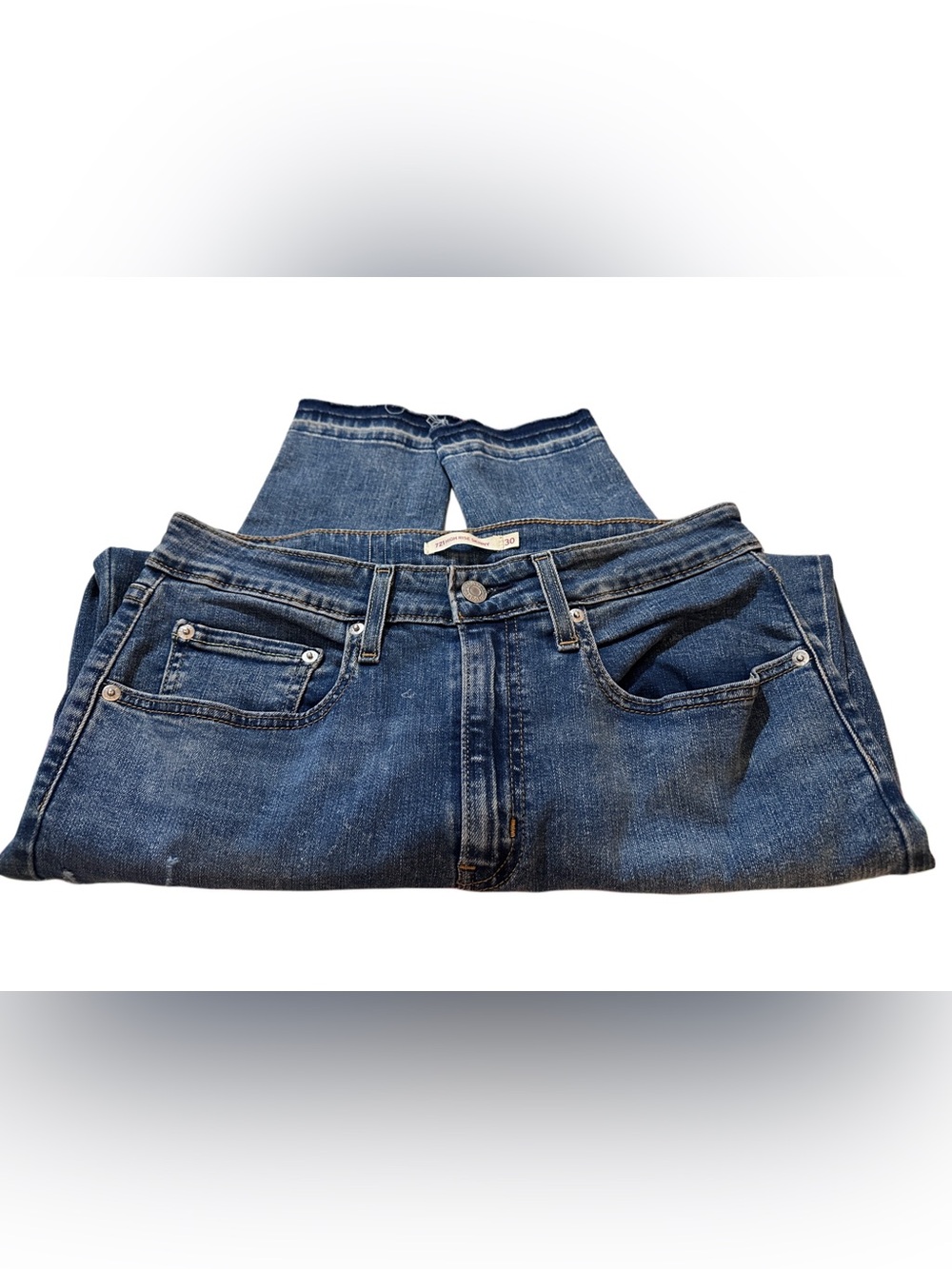 Levi’s 721 High Rise Skinny Jeans Women’s 30 Medium Wash Stretch Denim